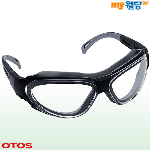 오토스 작업 보안경 B-401 스포츠 고글 안경 (먼지차단 방풍 바람막이)