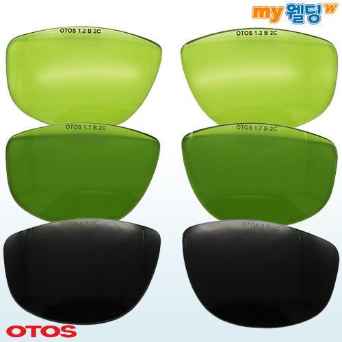 오토스 산업용 보호안경 차광보안경 B-710BS 안경렌즈