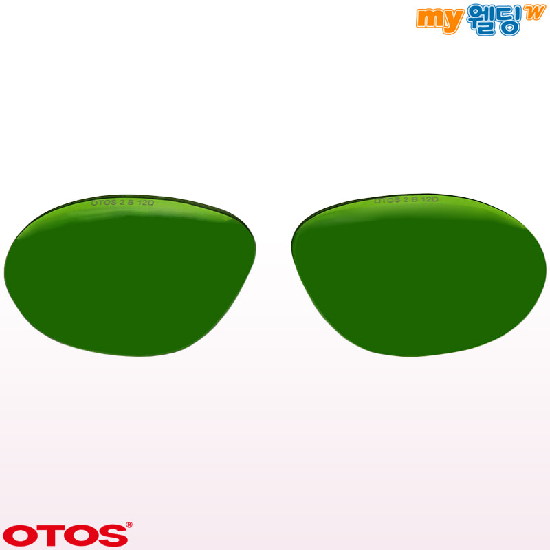 오토스 차광보안경 B-720BS용 교환렌즈 안경알 차광도 #2 (한쌍),마이웰딩