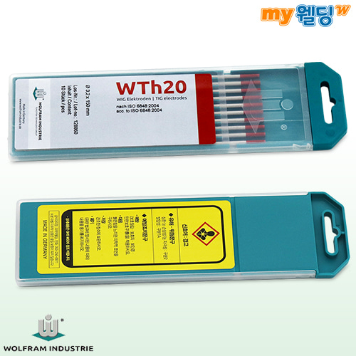 볼프람 텅스텐봉(TIG) WTh20 토륨 2.4mm (10pcs/PK),마이웰딩