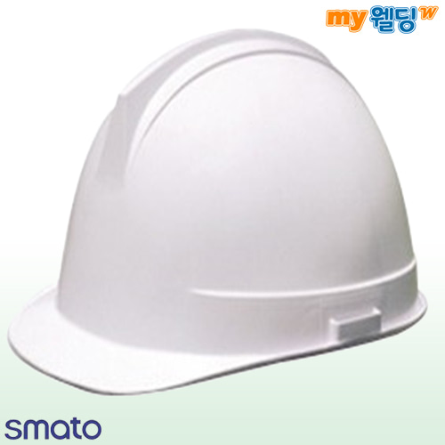 스마토 산업용 안전보호구 안전모 투구형 자동 보안면부착홈 SH822